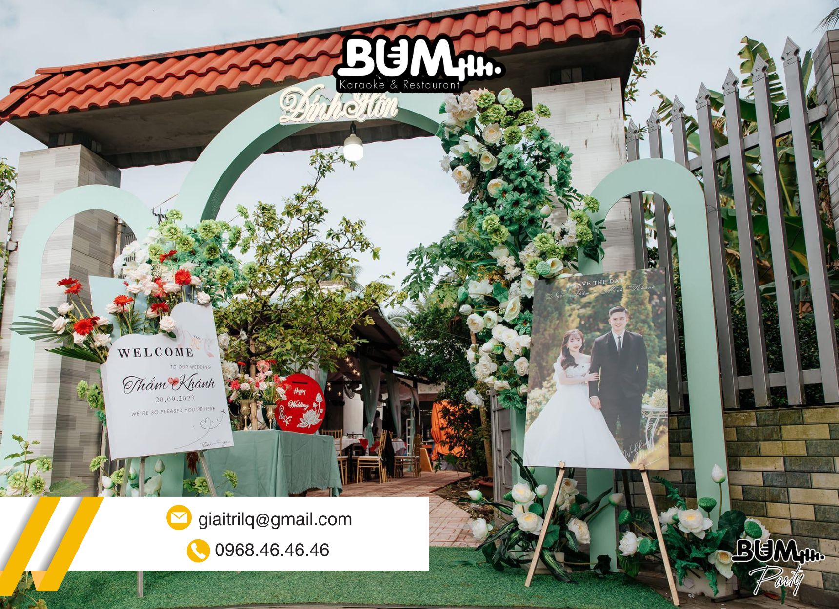 Dịch vụ đặt tiệc cưới tại nhà